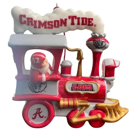 Danbury Mint Other - Danbury Mint Alabama Crimson Tide 2004 Holiday Express Train Ornament RARE